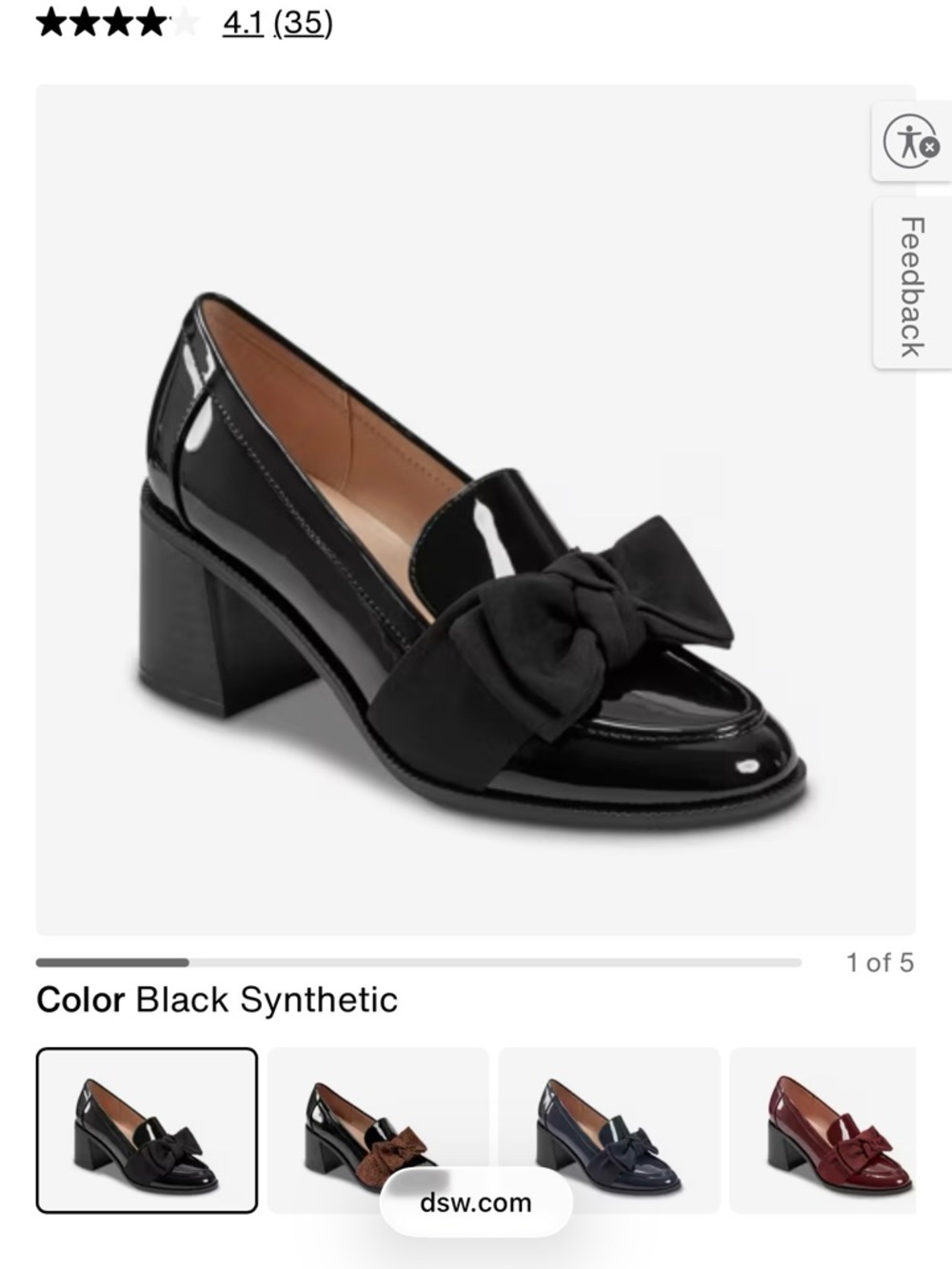 Bandolino Korrar Loafer NWT Black & Grey 8.5